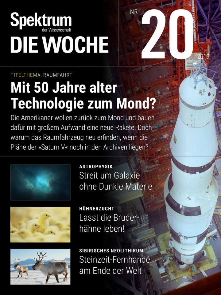 Spektrum – Die Woche – 20/2019 – Mit 50 Jahre alter Technologie zum Mond?