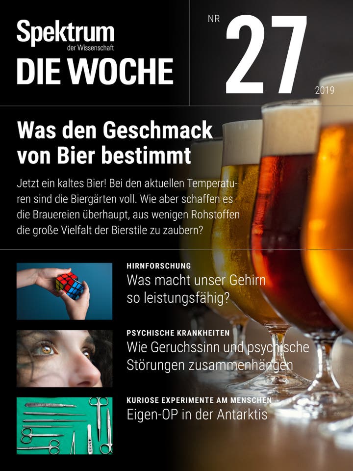 Spektrum - Die Woche - 27/2019 - Was den Geschmack von Bier bestimmt
