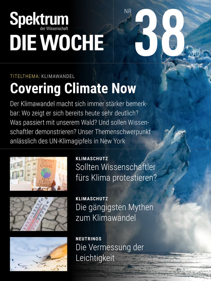 Spektrum – Die Woche – 38/2019 – Covering Climate Now
