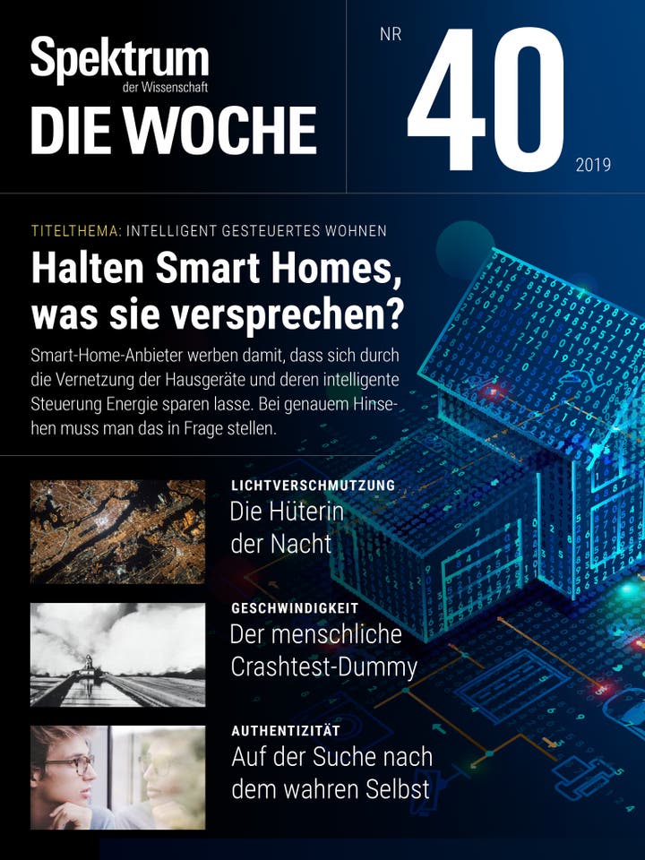 Spektrum – Die Woche – 40/2019 – Halten Smart Homes, was sie versprechen?
