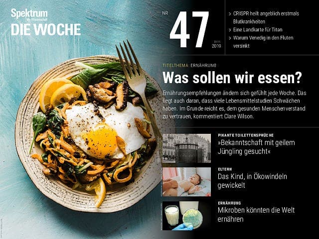  Was sollen wir essen?
