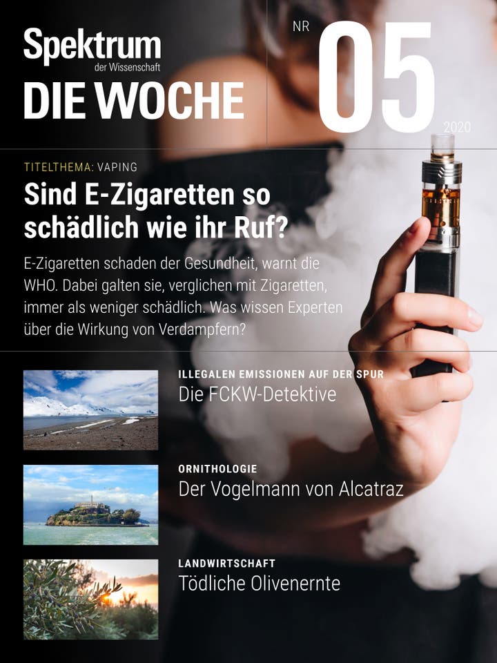 Spektrum – Die Woche – 5/2020 – Sind E-Zigaretten so schädlich wie ihr Ruf?
