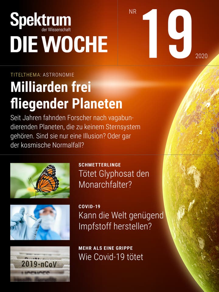 Spektrum – Die Woche – 19/2020 – Milliarden frei fliegender Planeten