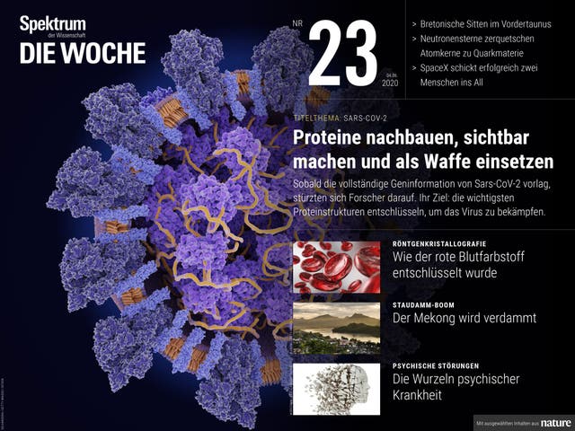 Spektrum - Die Woche - 23/2020 - Proteine nachbauen, sichtbar machen und als Waffe einsetzen