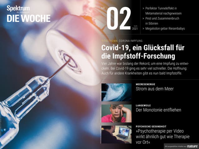 Spektrum - Die Woche - 2/2021 - Covid19, ein Glücksfall für die Impfstoff-Forschung