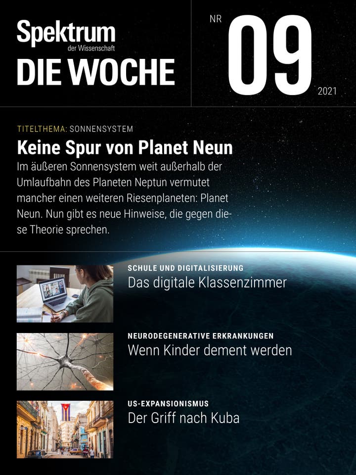 Spektrum - Die Woche - 9/2021 - Keine Spur von Planet Neun