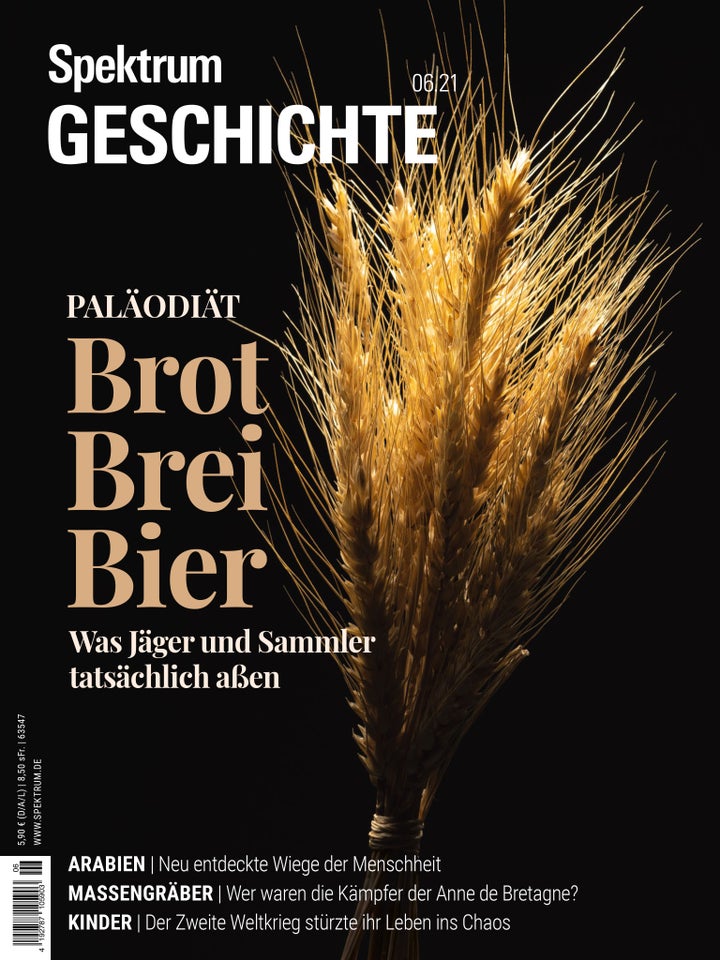 Paläodiät Spektrum Geschichte 6/2021 Spektrum der Wissenschaft