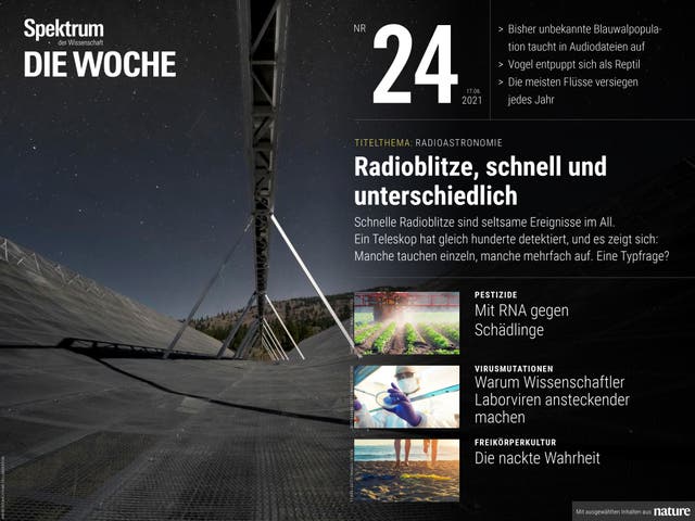 Spektrum - Die Woche - 24/2021 - Radioblitze, schnell und unterschiedlich