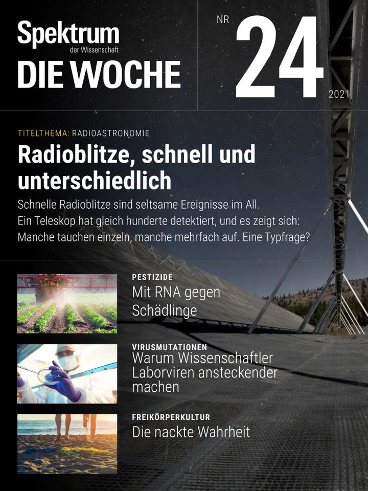 Spektrum - Die Woche - 24/2021 - Radioblitze, schnell und unterschiedlich