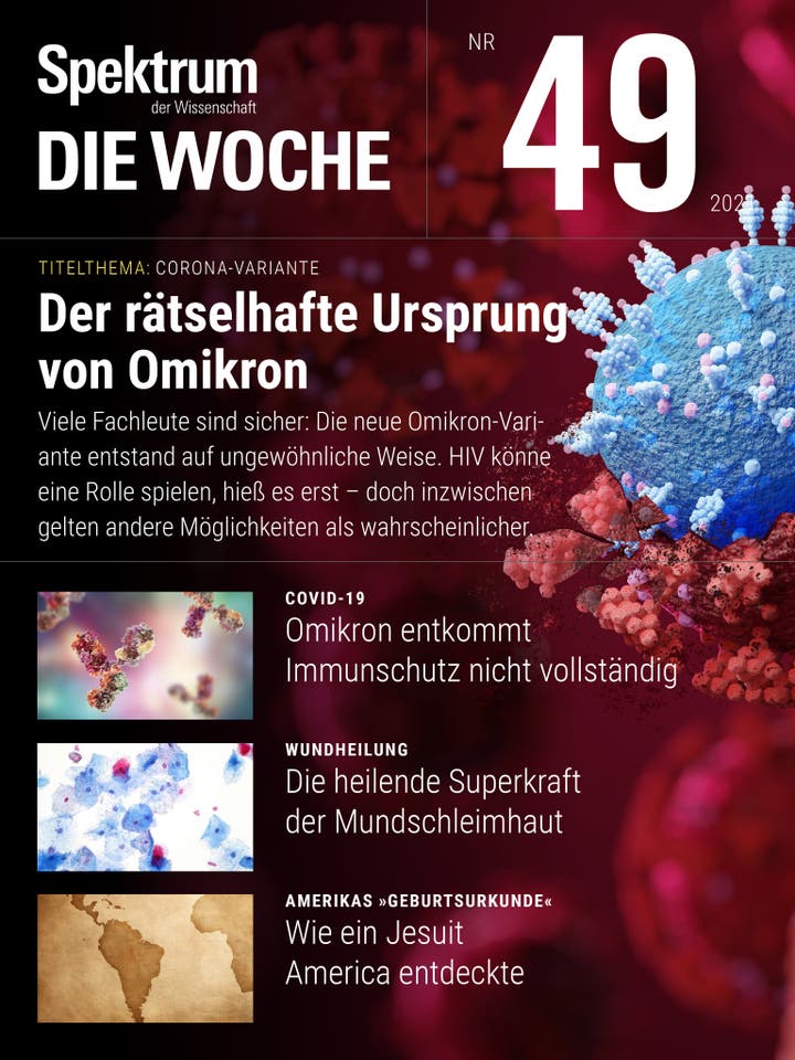 Spektrum - Die Woche - 49/2021 - Der rätselhafte Ursprung von Omikron