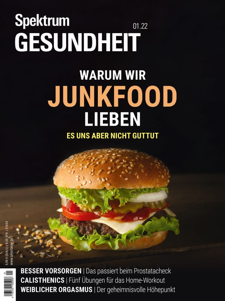 Spektrum Gesundheit – 1/2022 – Warum wir Junkfood lieben