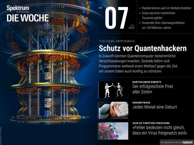 Spektrum - Die Woche - 7/2022 - Schutz vor Quantenhackern