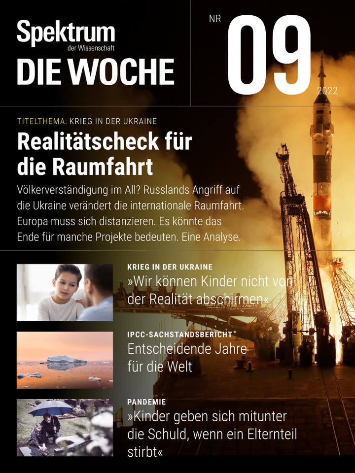 Spektrum - Die Woche - 9/2022 - Realitätscheck für die Raumfahrt