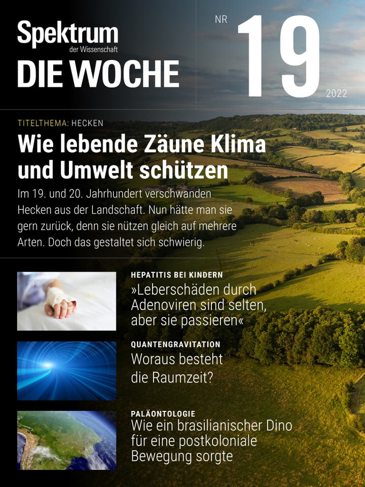 Spektrum - Die Woche - 19/2022 - Wie lebende Zäune Klima und Umwelt schützen
