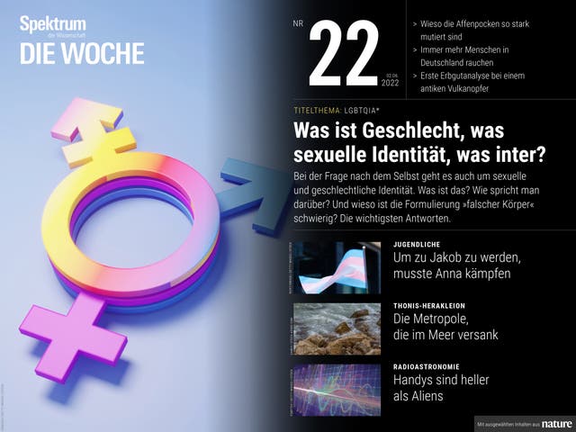 Spektrum - Die Woche - 22/2022 - Was ist Geschlecht, was sexuelle Identität, was inter?