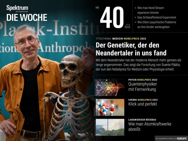 Spektrum - Die Woche - 40/2022 - Der Genetiker, der den Neandertaler in uns fand