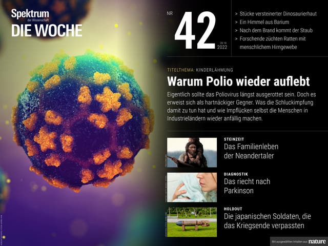 Spektrum - Die Woche - 42/2022 - Warum Polio wieder auflebt