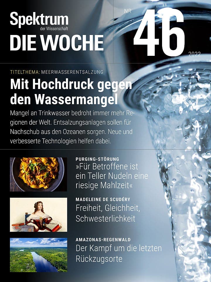 Mit Hochdruck gegen den Wassermangel