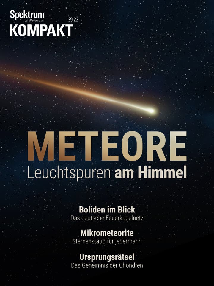Spektrum Kompakt – 39/2022 – Meteore – Leuchtspuren am Himmel