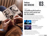 Spektrum - Die Woche - 3/2023 - &raquo;Geheimnisse drehen sich meist um die Herkunft&laquo;
