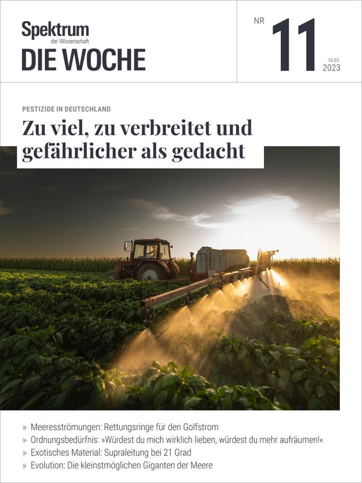 Spektrum – Die Woche – 11/2023 – Pestizide: Zu viel, zu verbreitet und gefährlicher als gedacht