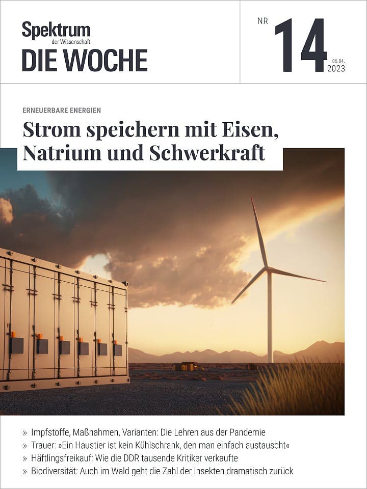 Strom speichern mit Eisen, Natrium und Schwerkraft