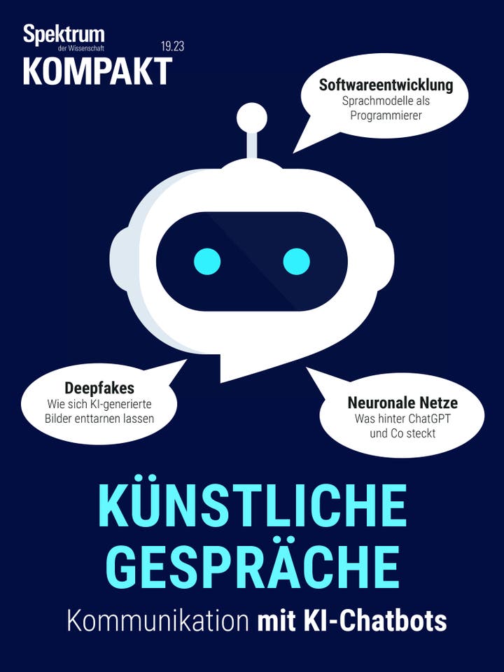 Spektrum Kompakt - 19/2023 - Künstliche Gespräche - Kommunikation mit KI-Chatbots
