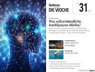 Spektrum - Die Woche - 31/2023 - Was sollen k&uuml;nstliche Intelligenzen d&uuml;rfen?