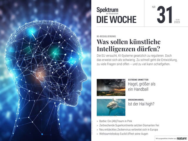 Spektrum - Die Woche - 31/2023 - Was sollen künstliche Intelligenzen dürfen?