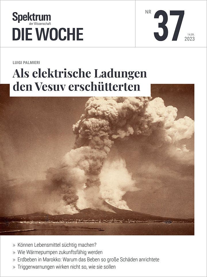 Als elektrische Ladungen den Vesuv erschütterten