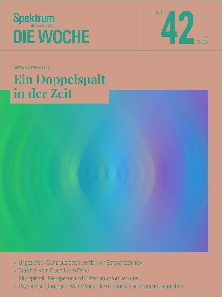 Ein Doppelspalt in der Zeit