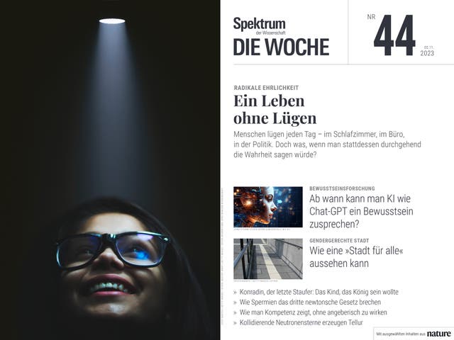 Spektrum - Die Woche - 44/2023 - Ein Leben ohne Lügen