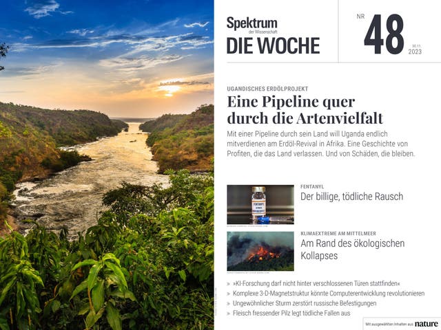 Spektrum - Die Woche - 48/2023 - Eine Pipeline quer durch die Artenvielfalt