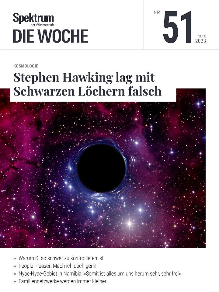 Stephen Hawking lag mit Schwarzen Löchern falsch