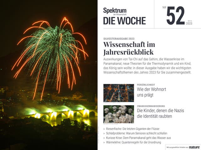 Spektrum - Die Woche - 52/2023 - Wissenschaft im Jahresrückblick