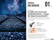 Spektrum - Die Woche - 1/2024 - Ist alles im Universum vorbestimmt?