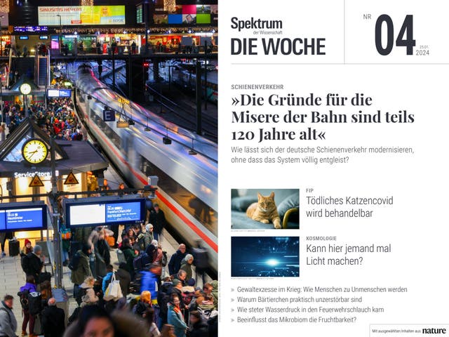Spektrum - Die Woche - 4/2024 - Wie wird die Deutsche Bahn wieder zuverlässiger?