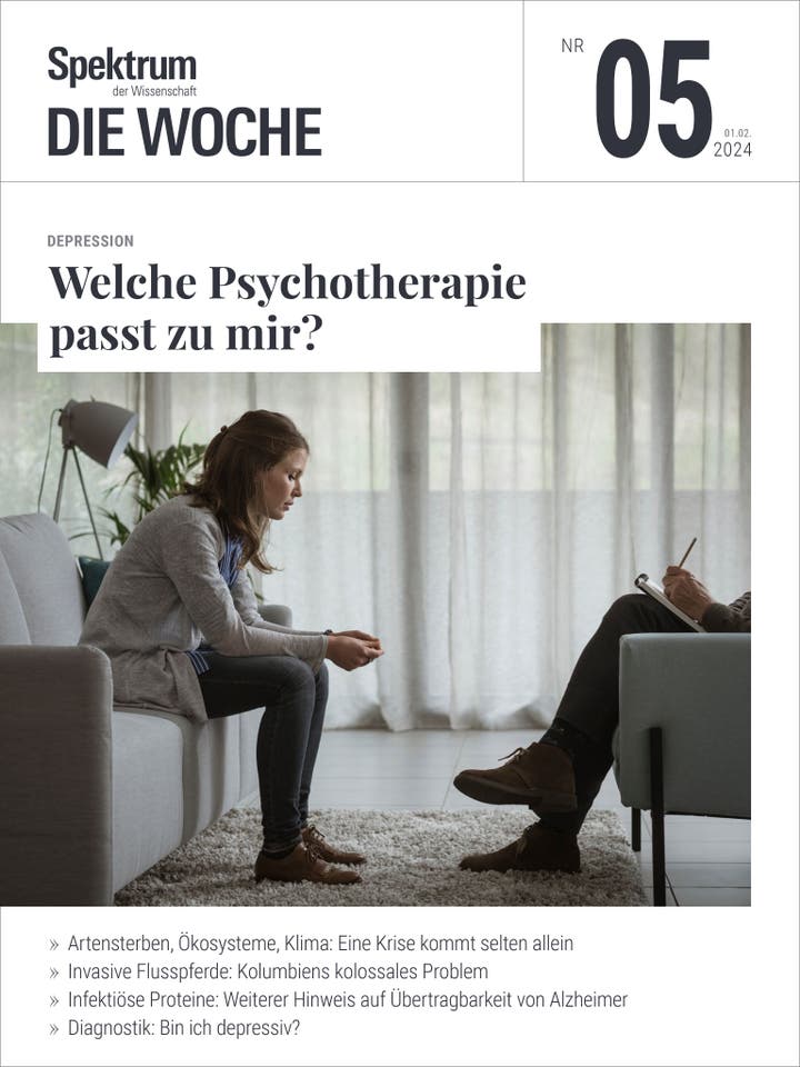 Spektrum – Die Woche – 5/2024 – Welche Psychotherapie passt zu mir?