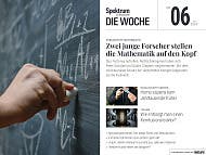 Spektrum - Die Woche - 6/2024 - Zwei junge Forscher stellen die Mathematik auf den Kopf