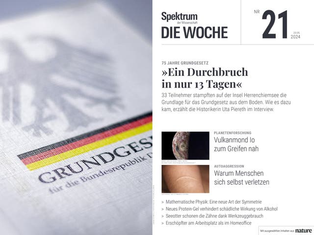 Spektrum - Die Woche - 21/2024 - 75 Jahre Grundgesetz: »Ein Durchbruch in nur 13 Tagen«