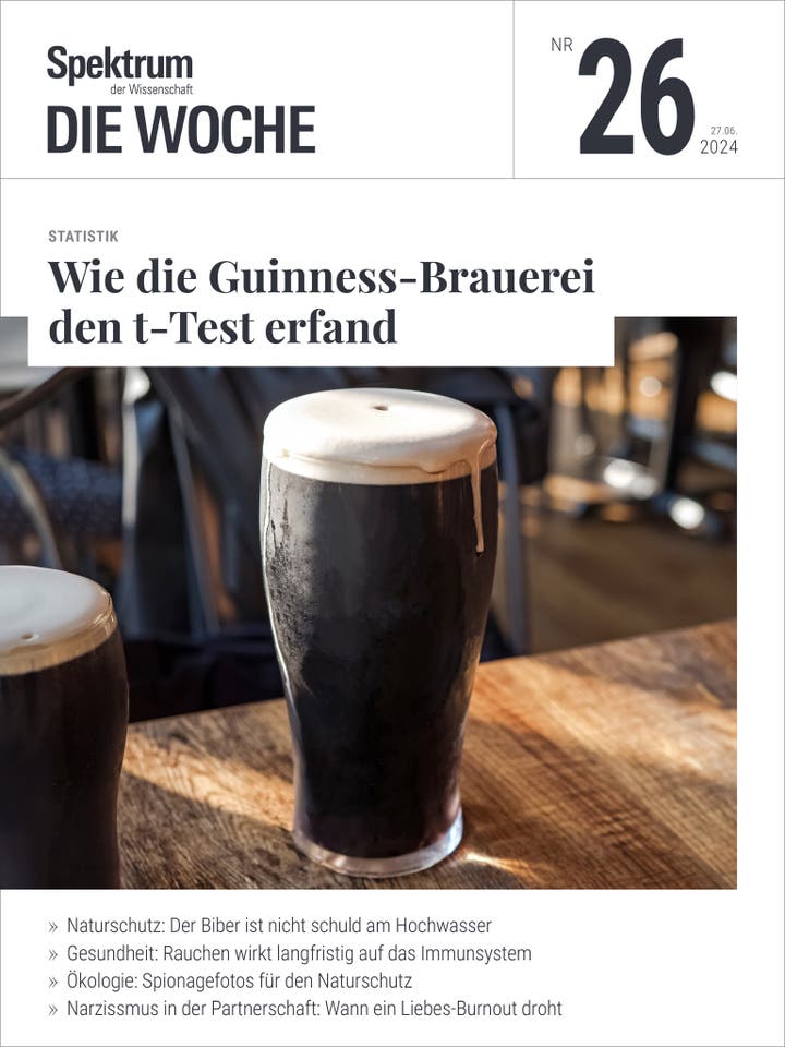 Spektrum - Die Woche - 26/2024 - Wie die Guinness-Brauerei den t-Test erfand