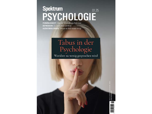 Spektrum Psychologie - 1/2025 - Tabus in der Psychologie