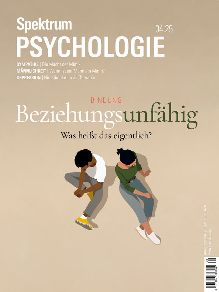 Spektrum Psychologie - 4/2025 - Beziehungsunfähig – was heißt das eigentlich?