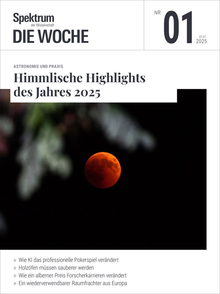 Spektrum - Die Woche - 1/2025 - Himmlische Highlights des Jahres 2025