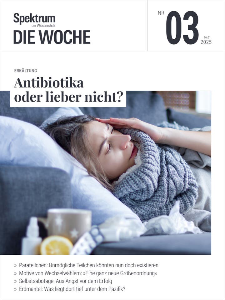 Spektrum - Die Woche - 3/2025 - Erkältung: Antibiotika oder lieber nicht?