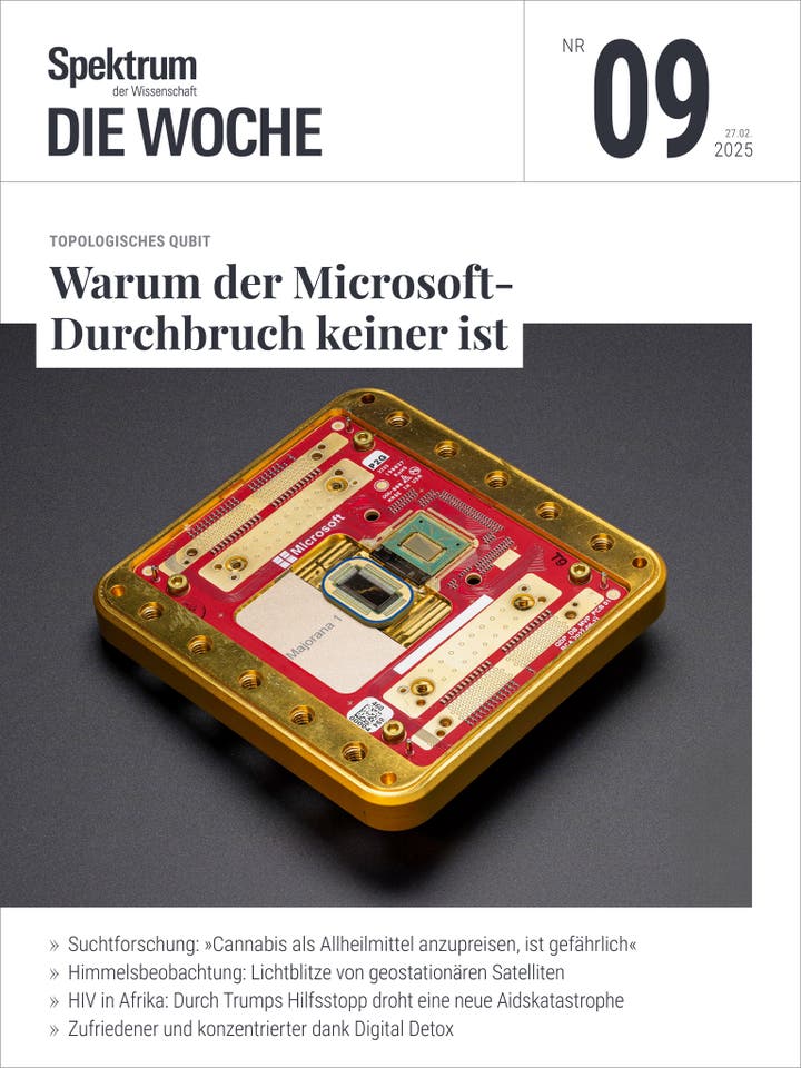 Spektrum - Die Woche - 9/2025 - Warum der Microsoft-Durchbruch keiner ist