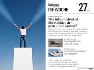 Spektrum - Die Woche - 27/2025 - Wer inkompetent ist, überschätzt sich gern Spektrum - Die Woche - 27/2025 - Wer inkompetent ist, überschätzt sich gern