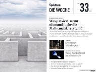 Spektrum - Die Woche - 33/2025 - Was passiert, wenn niemand mehr die Mathematik versteht?