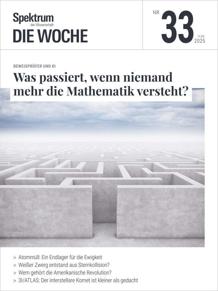 Spektrum - Die Woche - 33/2025 - Was passiert, wenn niemand mehr die Mathematik versteht?