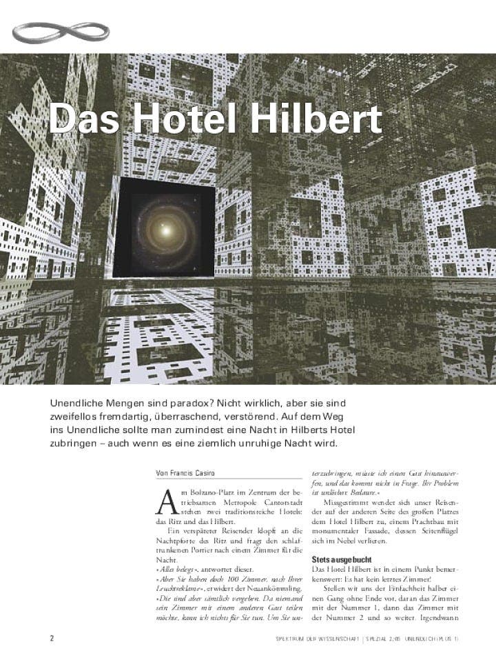 Das Hotel Hilbert
